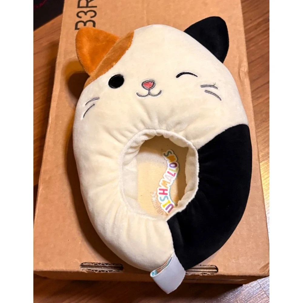 Squishmallows Cam the Cat Kid 2-3 Multi Excellent Plush House (only 1 slipper)